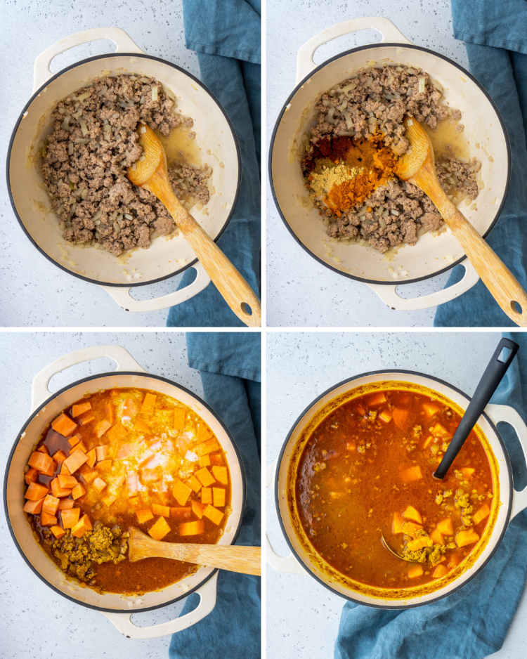 Sweet Potato and Sausage Curry Soup Mad About Food