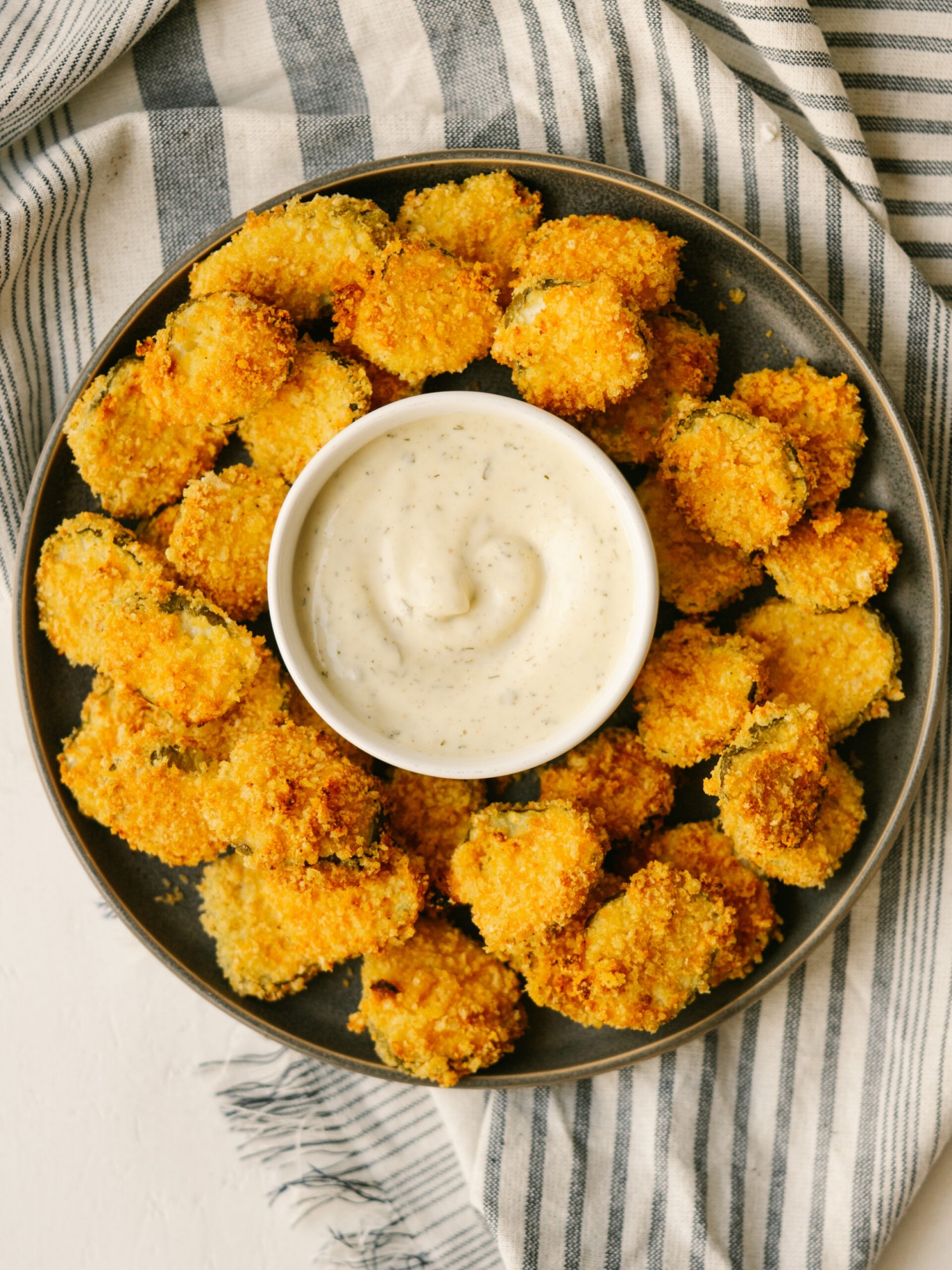 Low Carb Fried Pickles Mad About Food