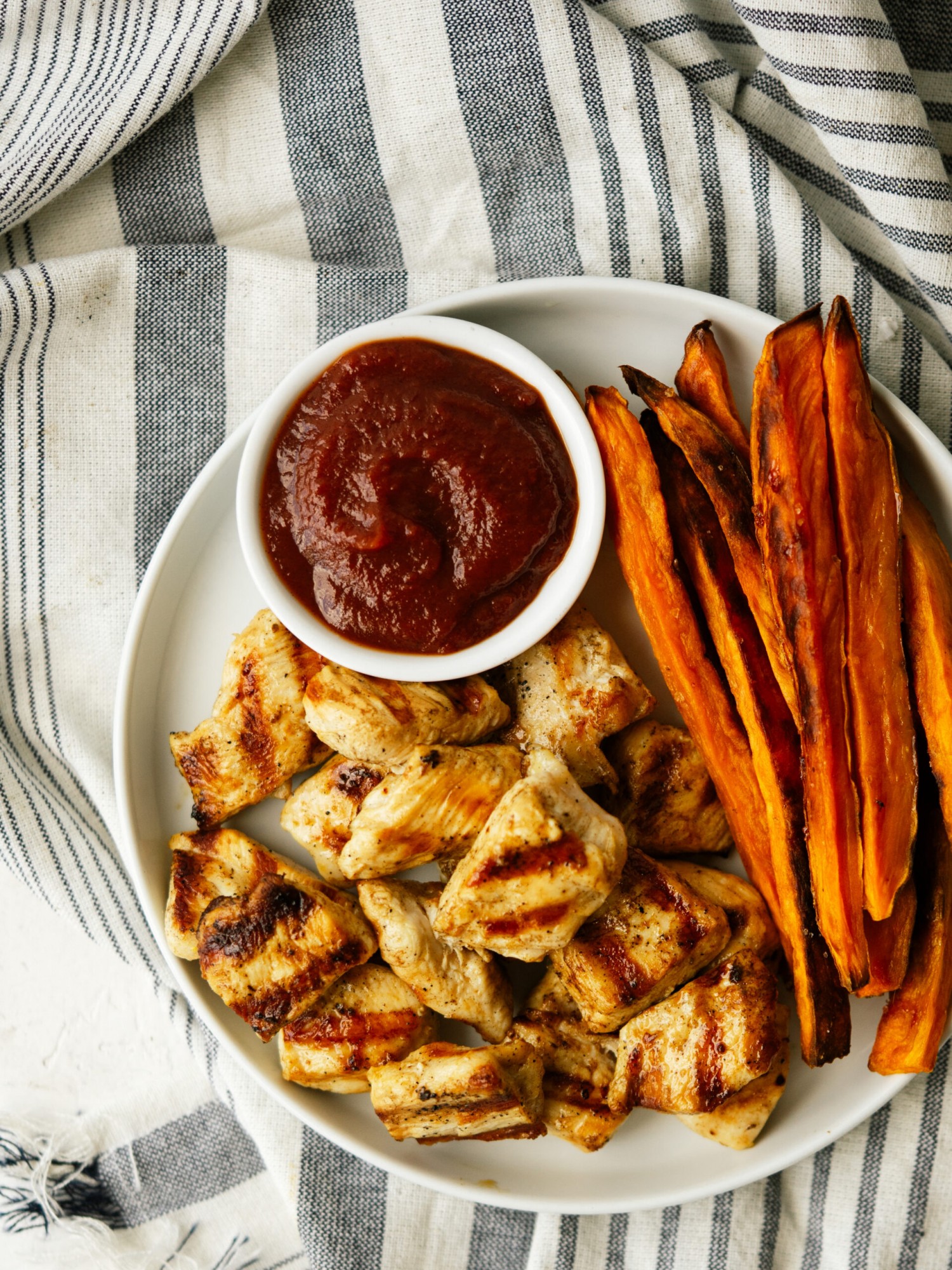 Healthy Grilled Chicken Nuggets Mad About Food