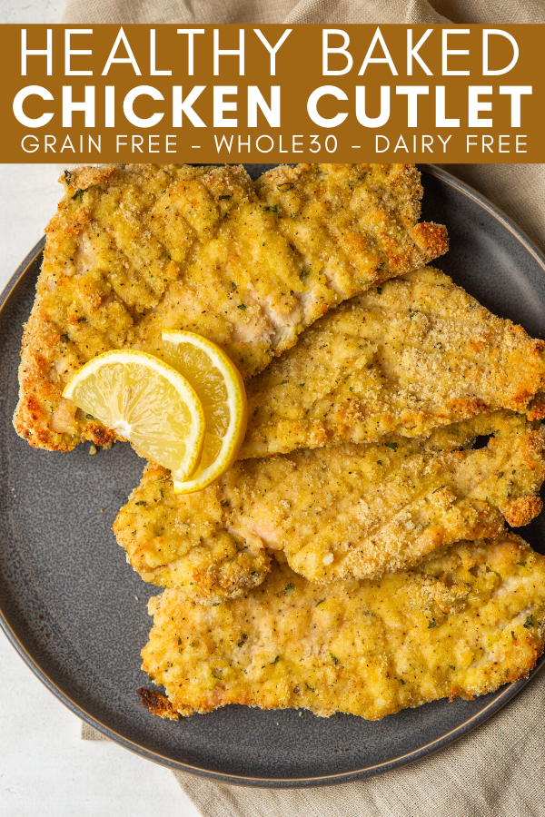 Image for pining healthy baked chicken cutlets on Pinterest