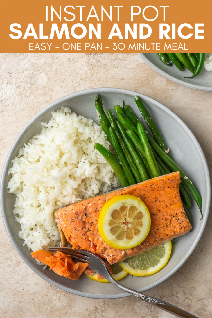 Instant Pot Salmon and Rice (Lemon Pepper Salmon En Papillote)