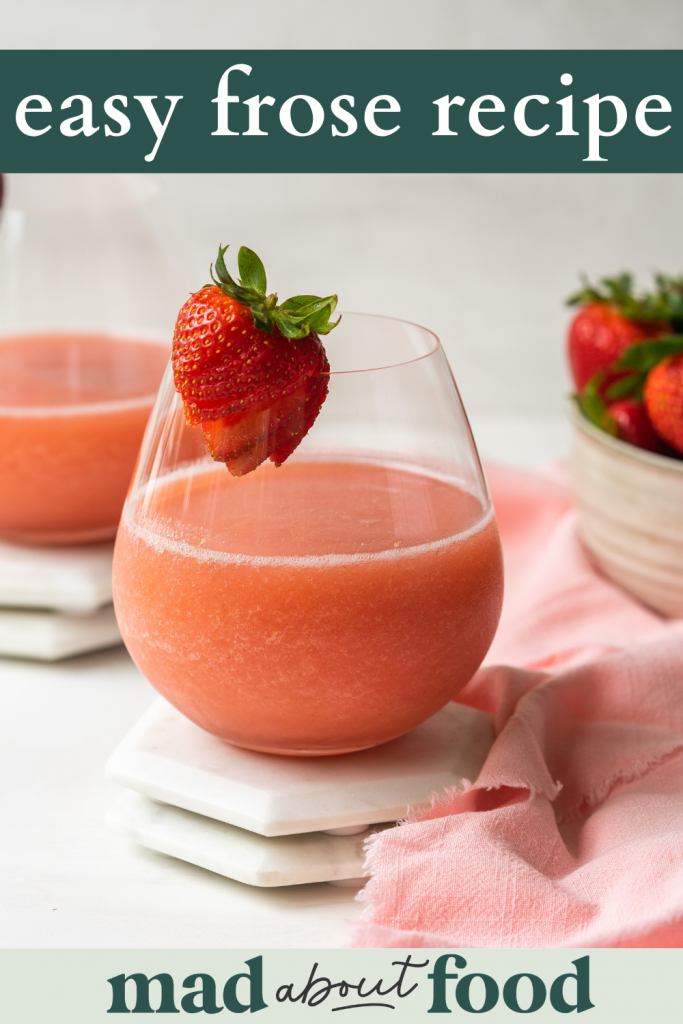 Image for pinning easy frose recipe on Pinterest