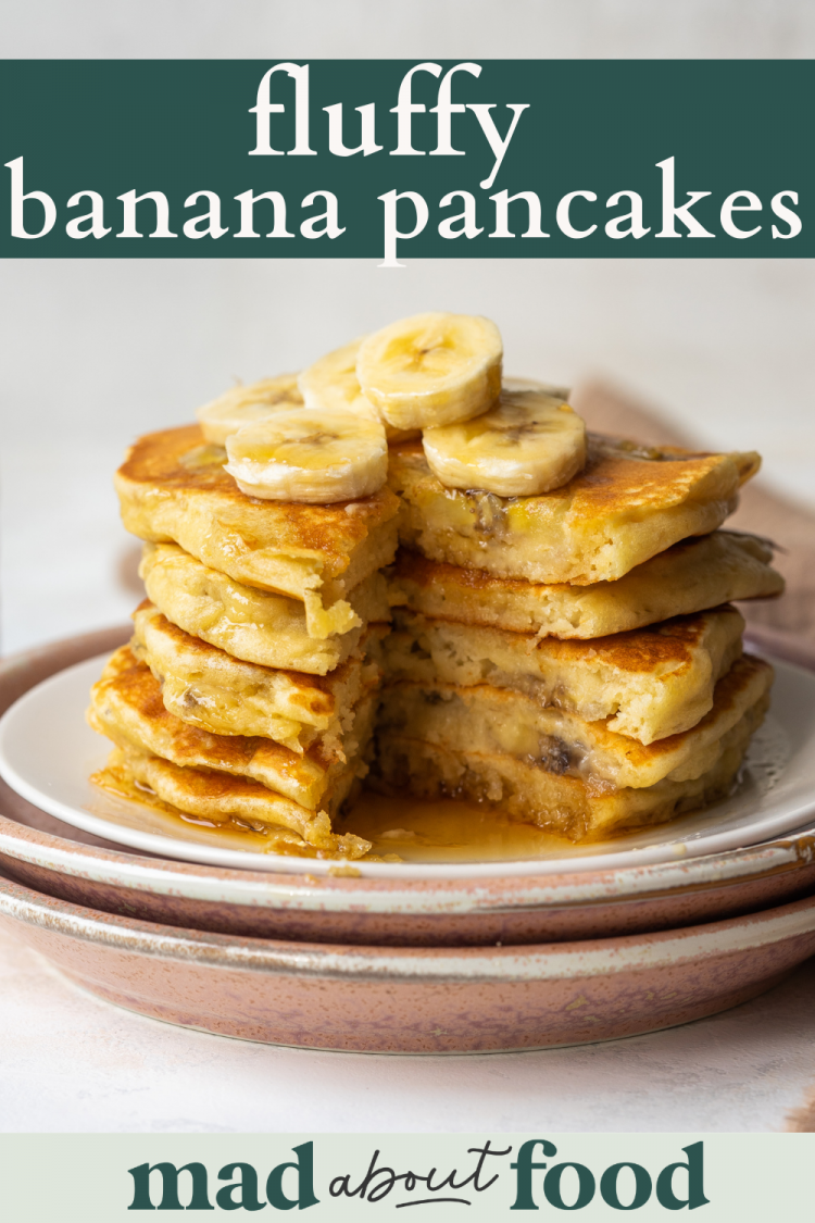 The BEST Fluffy Banana Pancakes Easy Homemade Banana Pancakes