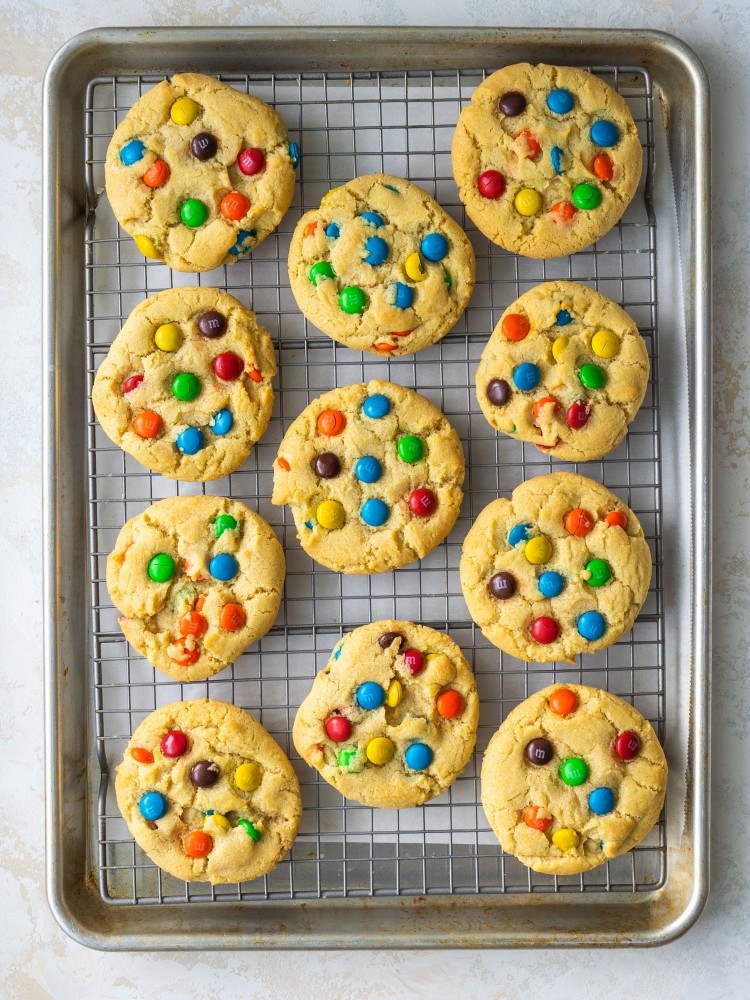 Soft and Chewy M&M Sugar Cookies Recipe