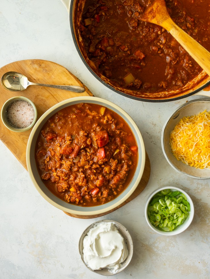 Easy No Bean Turkey Chili (Paleo + Low Carb Chili Recipe)