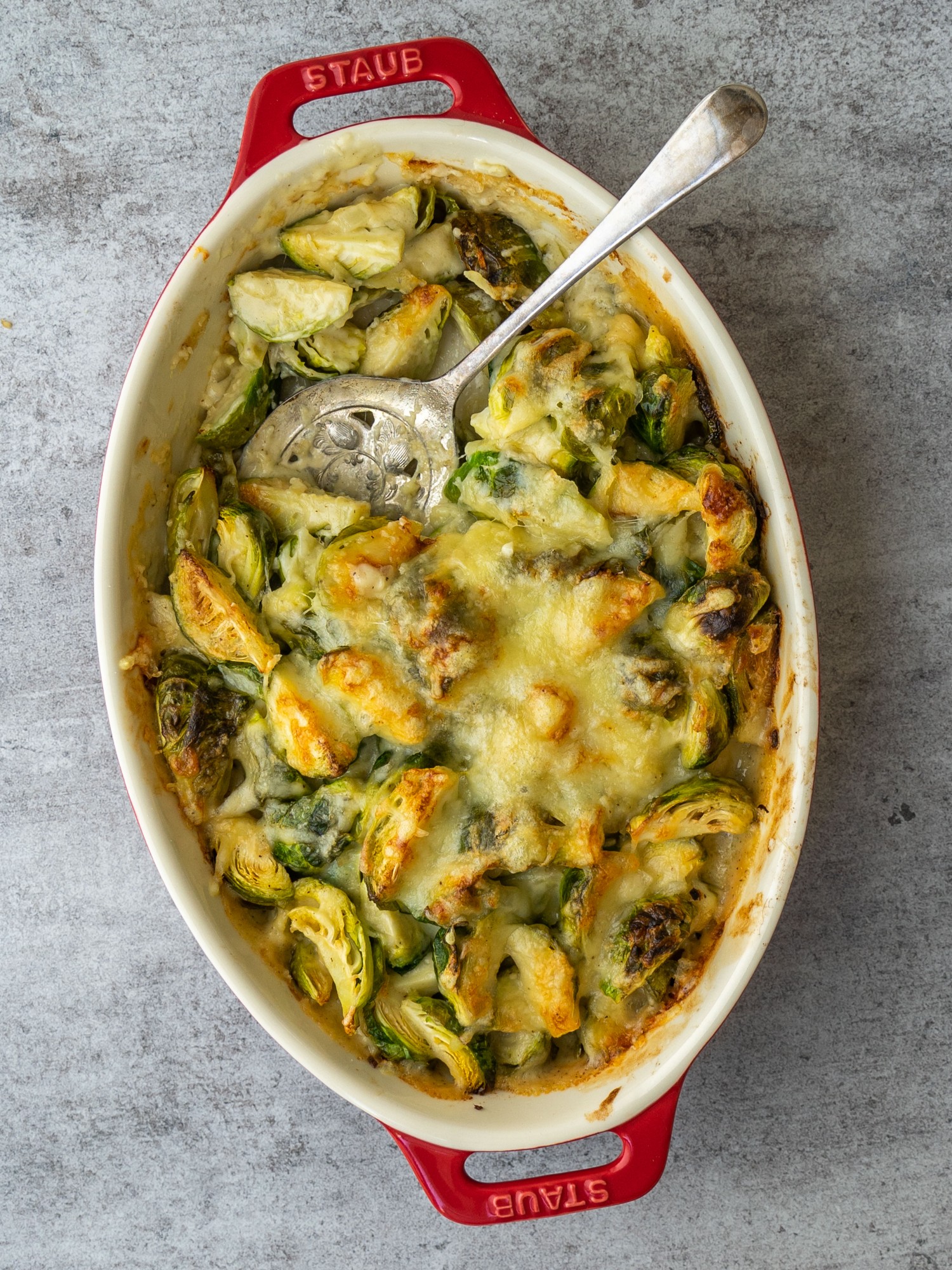 Cheesy Brussels Sprouts