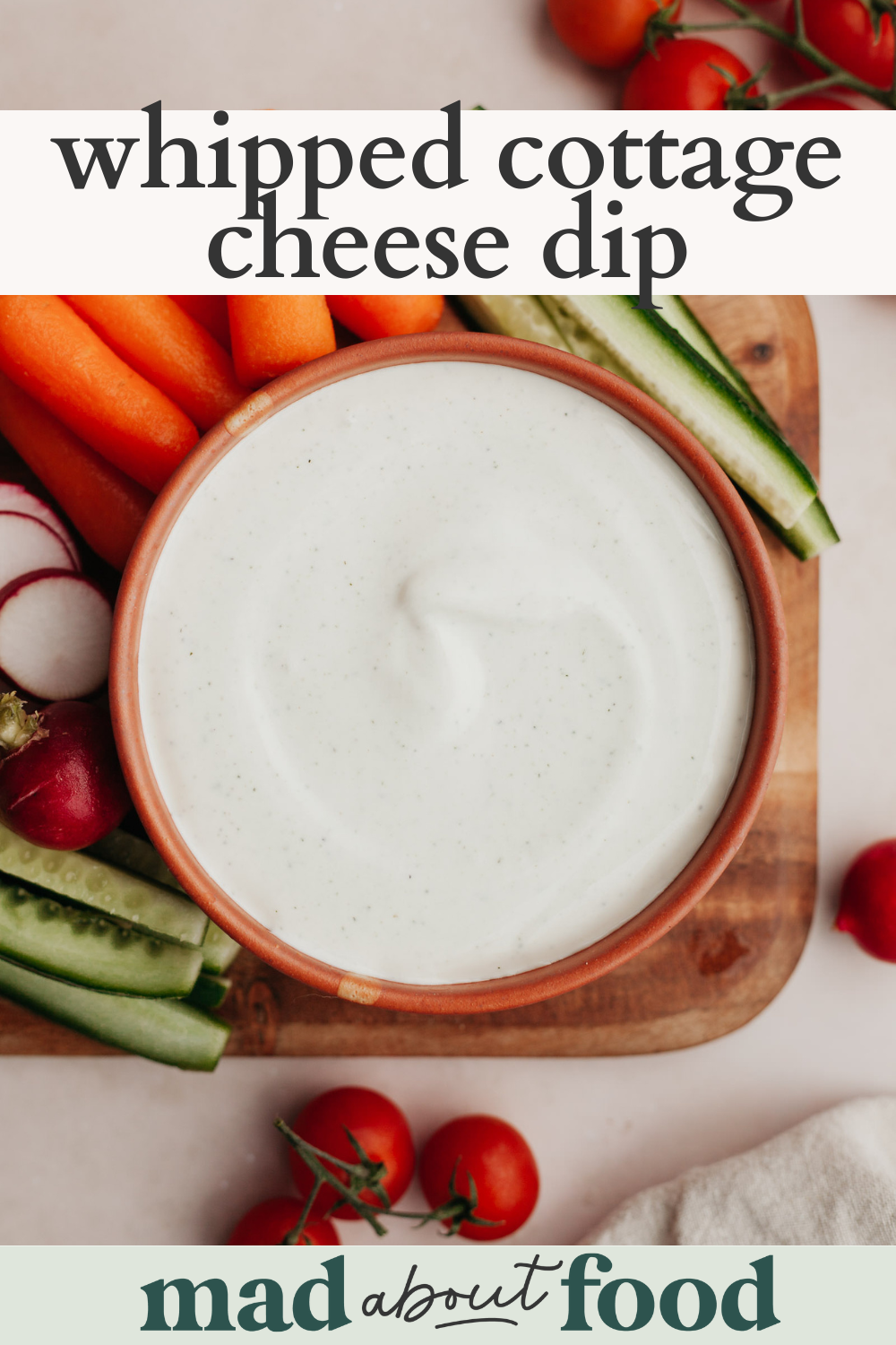 Whipped Cottage Cheese Dip High Protein Dip
