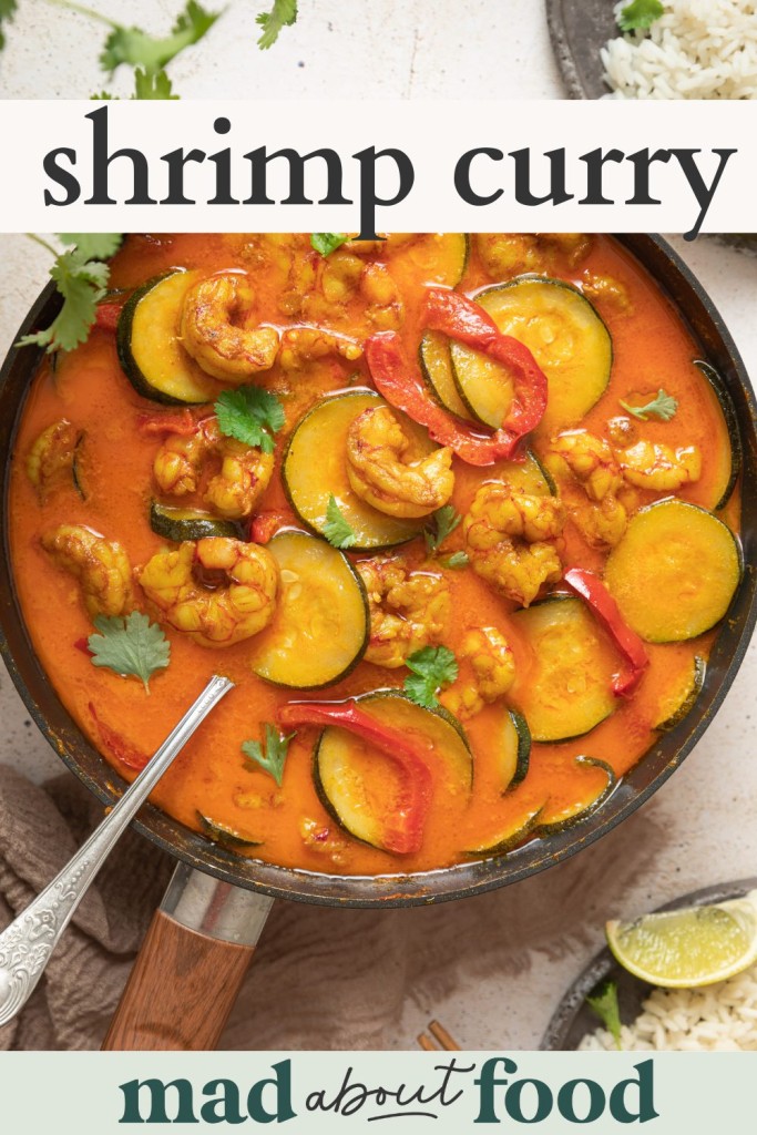 Image for pinning shrimp curry recipe on pinterest