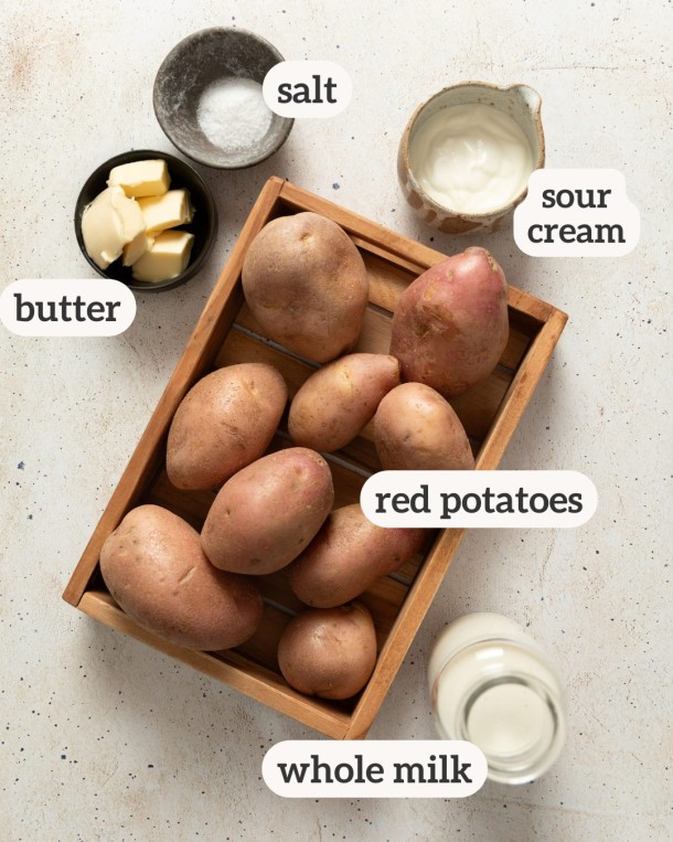 Mashed Red Potatoes - Easy, No Peel Mashed Potaoes!