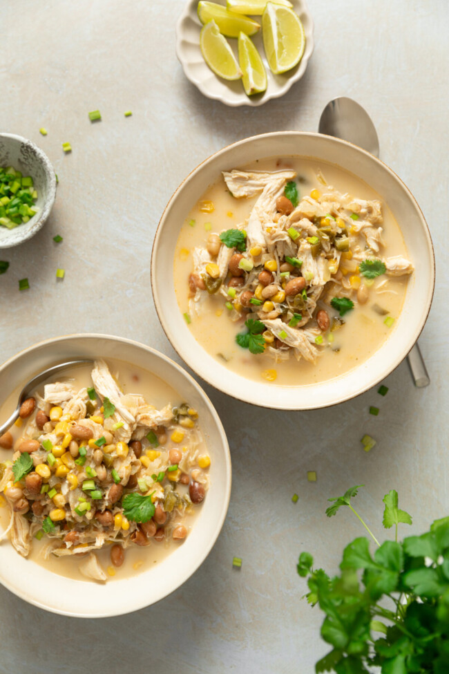 Crockpot White Chicken Chili Slow Cooker Chicken Chili